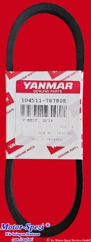 Yanmar Wasserpumpen Keilriemen passt für Serie 3GM, original 104511-78780E